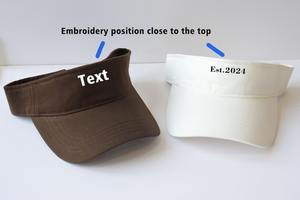 Sombreros con visera de golf con protección solar UV ligera de fábrica directa, Sombreros con visera de secado rápido para mujeres y hombres, gorras deportivas con logotipo personalizado - Product Image 4