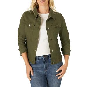 Chaqueta vaquera personalizada para mujer 2025 High Street transpirable con mangas largas a prueba de viento último diseño Procesamiento de punto relleno de algodón - Product Image 1