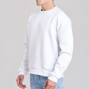 Ropa personalizada Heavyweight 450 Gsm Mezcla de algodón Forro polar Sudaderas de cuello redondo para hombres y mujeres - Product Image 3