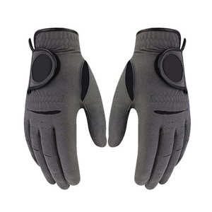 Gants de golf en cuir Cabretta de haute qualité pour gaucher, unisexe, femmes, hommes, enfants, logo personnalisé, fermeture à boucle et crochet, adaptés au sport - Product Image 1