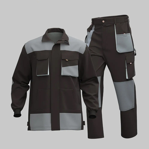 Veste de travail de sécurité antistatique professionnelle pantalon taille de Logo personnalisé uniformes de travail de Construction combinaisons entretien vêtements de travail - Product Image 1