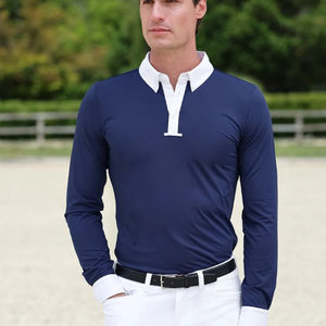 Camiseta de manga larga para hombre, para equitación, OEM, ligera, transpirable, de alto rendimiento, para entrenamiento de equitación. - Product Image 5