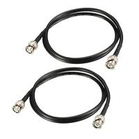 Cable Coaxial RG58 con conector BNC macho a BNC, 50 Ohm