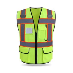 Fabrication de gilets de sécurité pour hommes en tissu respirant sur mesure, prix d'usine, coupe ajustée, gilet de sécurité pour hommes - Product Image 2