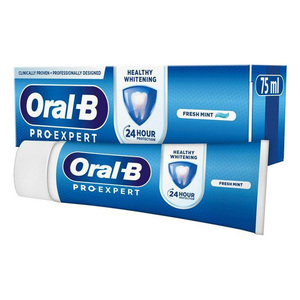 Oral-B Pro-Expert Spearmint <b>Toothpaste</b> 24 Hour Plaque Protection Advanced Formula Made in Belgium 4 Pack 75ml Model 56789054 - Product Image 3