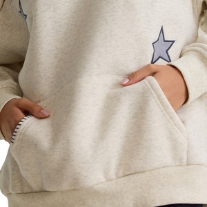 Sweat à capuche unisexe en molleton 100% coton de haute qualité avec logo et couleur personnalisés Wild Spirit, patch brodé, marque privée - Product Image 5