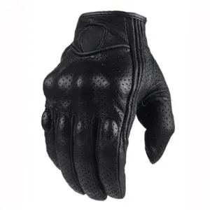 Nouvel arrivage de gants de moto en cuir de vachette véritable Gants de vachette d'hiver respirants avec un design unique - Product Image 5
