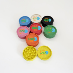 Hot Selling 55mm <strong>Bio</strong> Grinder 2-Layer Manual Modern Design Custom UV Spot Eco-Friendly Grinder with Magnets for <strong>Tobacco</strong> - Product Image 2