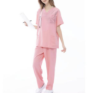 Uniformes Médicos de Secado Rápido para Mujer, Uniformes de Enfermera para Hospital, Salón de Belleza, Spa, Conjuntos de Uniformes Médicos con Estampado de Dibujos Animados - Product Image 1