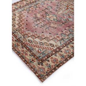 Alfombra de Lana Anudada a Mano de Gran Tamaño, Diseño de Medallón Rojo y Naranja, para Sala de Estar, Pasillo o Dormitorio - Pae-462 - Product Image 2