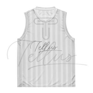 Maillot de basketball haute qualité, nouveau design, impression par transfert thermique, manches courtes, 100% polyester, ensemble – Vente chaude - Product Image 1