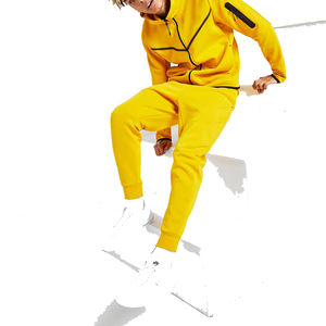 Nouveau design de joggings avec fermeture éclair latérale pour téléphone portable, logo personnalisé, vêtements de sport, survêtement pour hommes à taille réglable - Product Image 5