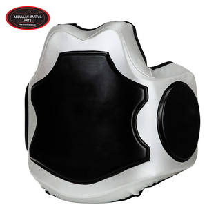 Oem servicio personalizado contraste de color buena venta hacer propio PU cuero boxeo vientre guardia por ABDULLAH artes marciales - Product Image 3