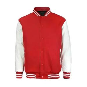 OEM personalizado hombres bordado parche cálido Universidad chaqueta Bomber Letterman Varsity chaqueta CollegeBaseballjacket para los hombres - Product Image 4
