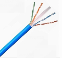 Câble réseau de haute qualité Cat6 UTP 8 cœurs 23/24AWG Conducteur en cuivre/CCA Câble Ethernet intérieur