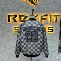 Veste pour homme en laine et en soie de la meilleure édition de bon fabricant avec fermeture à boutons couverts vestes Lettermen