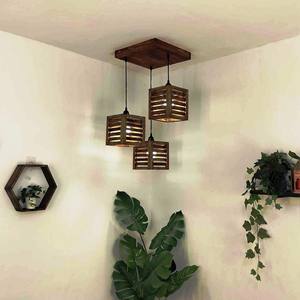 Lámpara de mesa de madera PRODUCTO VENTA CALIENTE Lámpara de mesa de madera ARTESANÍA - Product Image 4