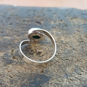 Vente en gros de bague en argent sterling 925 sertissage de pierres précieuses malachite cadeau de mariage élégant pour les fêtes - Product Image 4