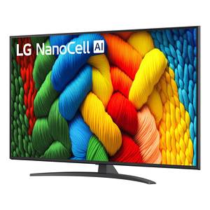 Téléviseur intelligent LED 55 pouces WebOS Série NANO81 AI Noir 55NANO81A6A API NANO81 AI Smart TV - Product Image 1