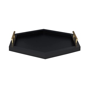 Bandejas decorativas de madera para servir Bandejas de madera de la mejor calidad premium hechas a mano disponibles con diseños y estilos únicos - Product Image 6