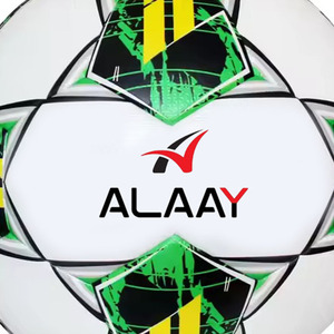 Alaay personalizado de alta calidad tamaño 5 balón de fútbol Doble espejo fútbol profesional resistente al desgaste Futbol PU Material - Product Image 2