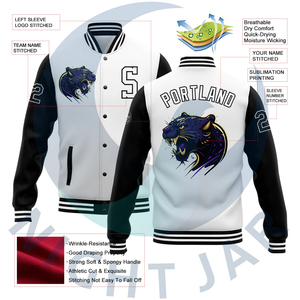 2025 New Custom Design <b>Men's</b> Varsity <b>Jackets</b> High Quality Wool Fabric <b>Long</b> Winter Wear Sublimation Technique Wholesale Price - Product Image 2