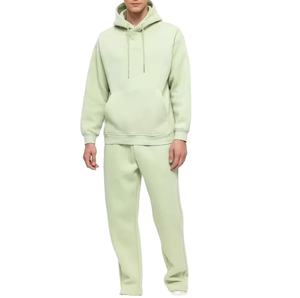 Survêtements de créateur unisexe de haute qualité pour hommes ensemble de sweat à capuche Baggy de marque survêtements à capuche couleur pistache pantalons de survêtement évasés - Product Image 1