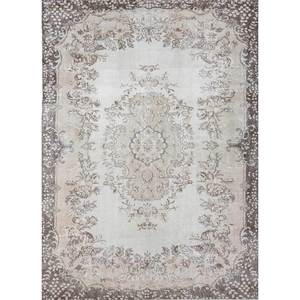 Vintage Large Area 9x12 <b>Wool</b> Rugs Beige <b>Brown</b> Hand Knotted Medallion Pattern for Home Entryway-for Teenagers Model Pae-2181 - Product Image 1