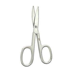 9.5cm <b>Left</b> <b>Handed</b> Cuticle <b>Scissors</b> Stainless Steel Sharp Straight Nail & Cuticle Trimmer Professional Precision Durable - Product Image 3