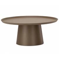 Mesa de centro única, mesa de centro de altura superior redonda para muebles de sala de estar, muebles de comedor para dormitorio