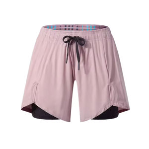 Running Womens Crossover Waist Gym Scrunch Shorts Pocket Yoga Leggings Shorts 2025 - Product Image 1