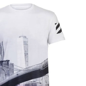 T-shirt Homme Manches Courtes Haute Qualité Très Vendu 220g Coton Épais Tricoté Fibre de Bambou Uni Respirant Séchage Rapide Décontracté - Product Image 3