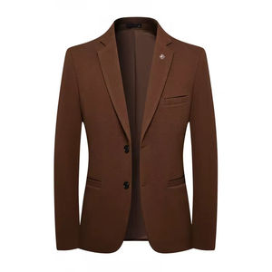 Chaqueta de vestir para hombre, chaquetas, abrigos, trajes cortos para hombre y Blazers, ropa de hombre negra recortada de negocios, ropa de estilo coreano, abrigo de vestir - Product Image 1