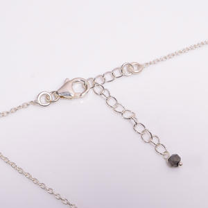 Vente en gros de chaînes fines en argent sterling 925 de luxe Collier pour femmes au design classique avec pierres précieuses turquoise cuivrées faites à la main - Product Image 3