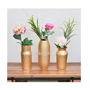 Jarrón de forma personalizada de la mejor calidad, jarrón decorativo de latón de Color dorado de diseño estándar para los más vendidos - Product Image 6