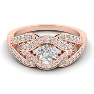 Anillo de Compromiso de Oro Sólido de 14K de Alta Calidad REYES con Moissanita Certificada por GRA para Mujer, Regalo de Aniversario, Joyería Fina - Product Image 1