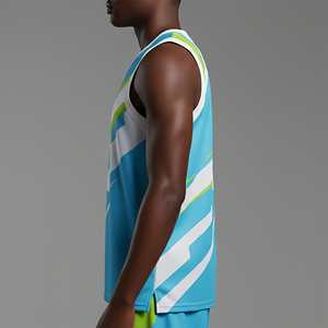 Maillot de basketball personnalisé en sublimation, léger, respirant et anti-transpiration pour l'entraînement sportif – Vente en gros - Product Image 2