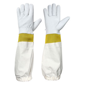 ถุงมือเลี้ยงผึ้งที่ทนทาน พร้อมการเย็บแบบกำหนดขนาดเอง คุณสมบัติการยึดเกาะที่เสริมความแข็งแรง และการสร้างแบรนด์ส่วนตัวสำหรับการใช้งานกลางแจ้ง - Product Image 3