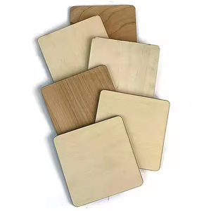 Sous-verres en noyer sous-verres en bois faits à la main personnalisés bois de manguier gravé exportateur de haute qualité inde par l'artisanat en croissant - Product Image 1