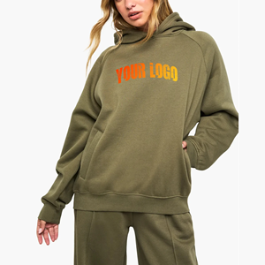 Customizable Premium Quality Pullover <b>Hoodies</b> & Sweatshirt 100% Cotton <b>Fleece</b> 400GSM Heavyweight Streetwear <b>hoodies</b> women - Product Image 6