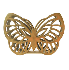 Porte-mouchoirs en laiton pour décoration intérieure de luxe Porte-mouchoirs en tissu design papillon pour salon d'occasion personnalisé de haute qualité - Product Image 1