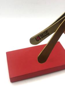 Cortadores de uñas profesionales de Plasma dorado, embalaje personalizado de acero inoxidable con su logotipo, instrumentos de belleza, novedad - Product Image 4