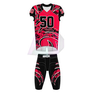 Professional Sports Team <b>Clothing</b> Line <b>American</b> Football Uniform Breathable Short High Quality Customizable Options for Match - Product Image 3