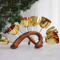 Mountain Rain Set 5th Octave Quartz Singing Bowl Handle Inner Peace Spirituality Peaceful Tribuspirit Chakra Healing Reiki