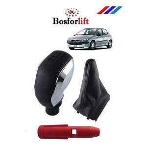Ensemble de pommeau de vitesse de voiture Peugeot 206 Sport 5 vitesses avec soufflet pour les passionnés de course et de performance - Product Image 2