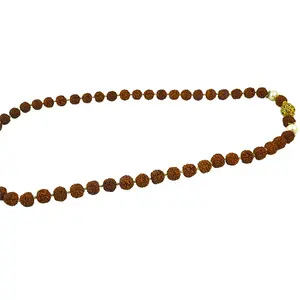 Classic Trendy Rudraksha Mala <b>Necklace</b> for <b>Men</b> & Women Spiritual <b>Bead</b> Jewelry Agate Quartz Pearl Ball-shaped for Religious Gifts - Product Image 2