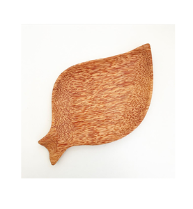 Assiette à feuilles en bois la plus exigeante, meilleure assiette à vaisselle de mariage et de maison, vaisselle quotidienne, design fait à la main - Product Image 1