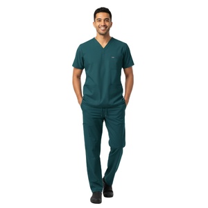 Uniforme Médico para Hombre, Conjunto de Camiseta de Manga Corta y Pantalones, Tela Suave, OEM ODM, Ropa de Trabajo Personalizada para Hospital - Product Image 5