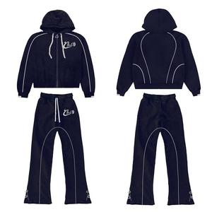 Chándal Deportivo Informal con Capucha, Grueso, Sólido, para Hombre, para Correr, Trotar o Hacer Ejercicio - Product Image 1