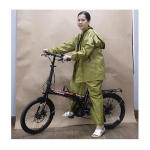 Chaqueta impermeable y pantalones OEM 190T tela de nailon duradera para una sola persona ropa impermeable universal de género para motocicleta/Electrombile - Product Image 1